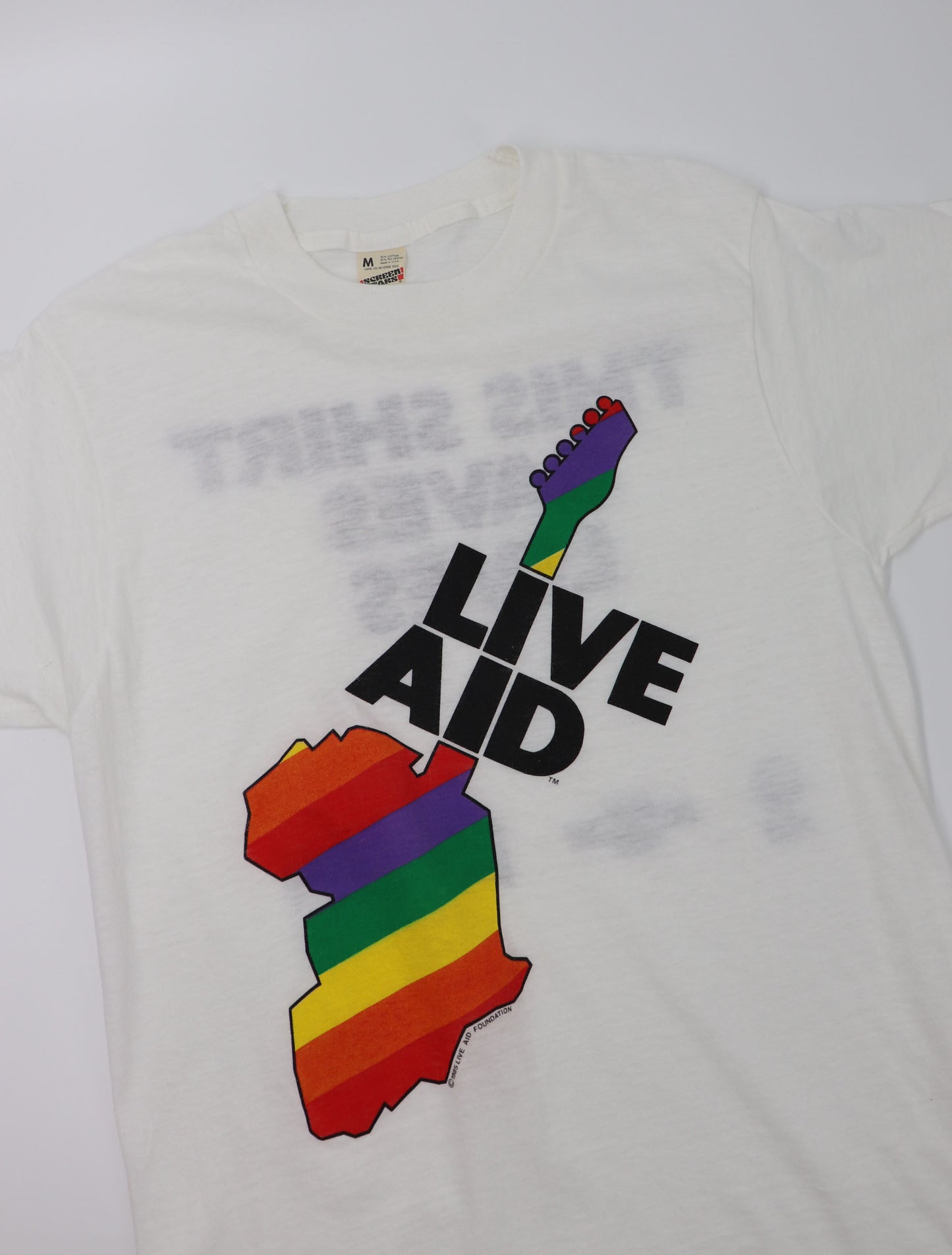 LIVE AID SAVE LIVES 1985 MADE IN USA