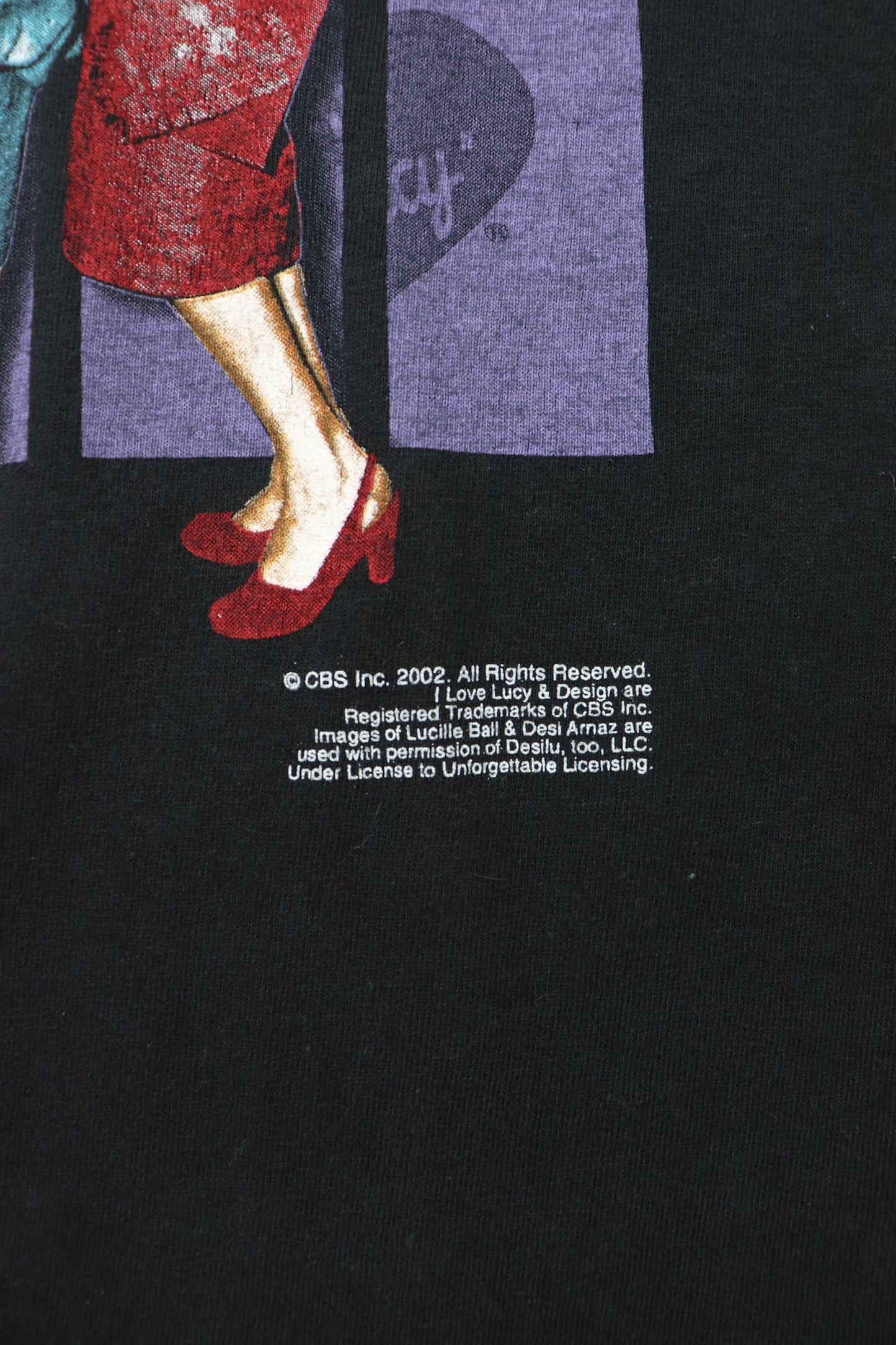 VINTAGE I LOVE LUCY SUPER MODELS 2002 TEE