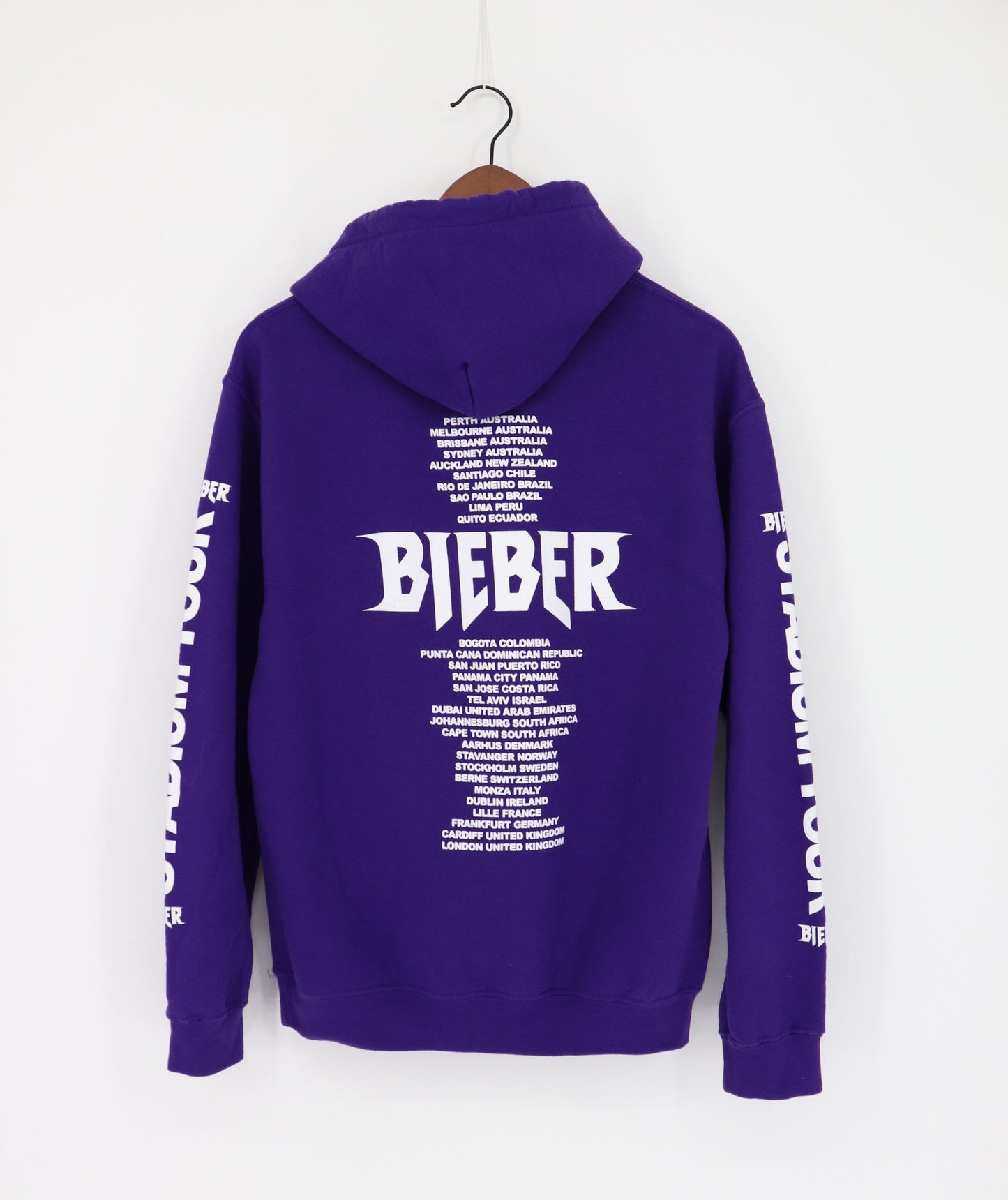 JUSTIN BIEBER TOUR HOODIE (S)