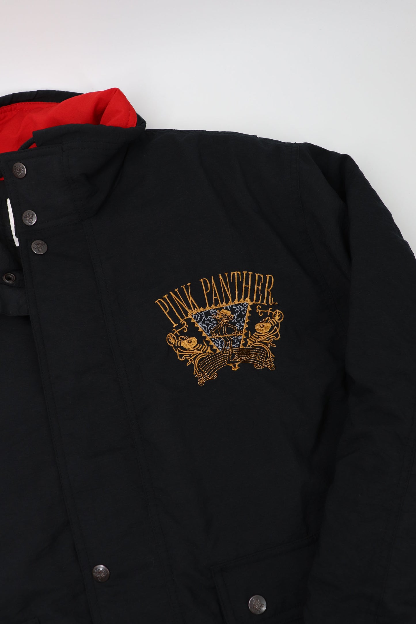 VINTAGE PINK PANTHER ZIP PUFF JACKET 1990 (M)