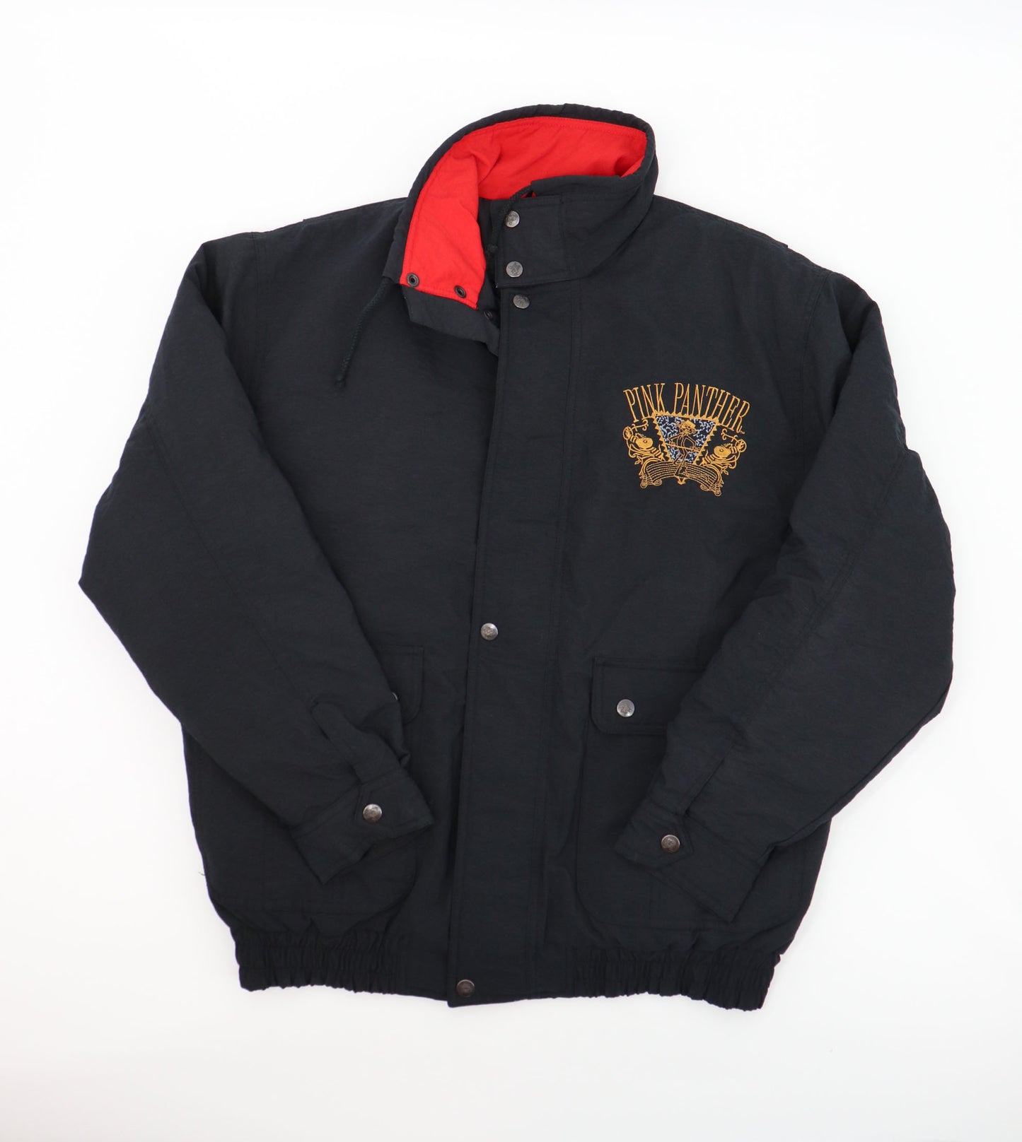 VINTAGE PINK PANTHER ZIP PUFF JACKET 1990 (M)