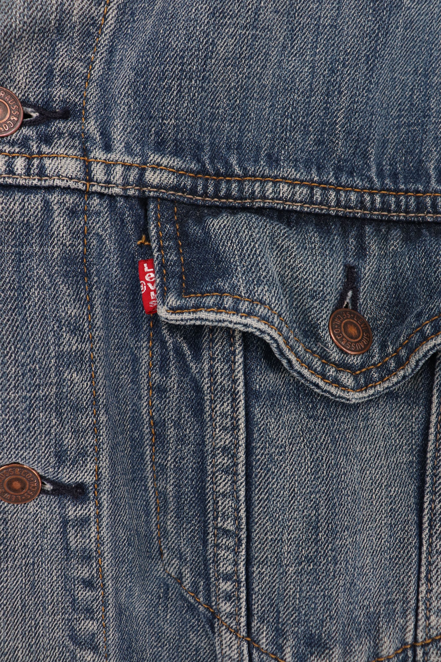 VINTAGE LEVI STRAUSS & CO DENIM JACKET (XXL)