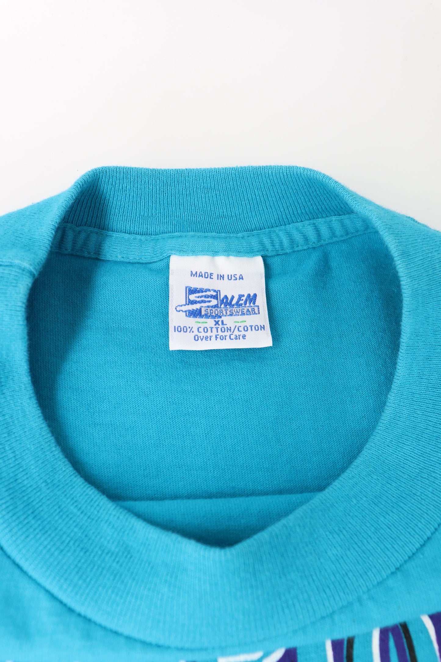 VINTAGE SALEM CHARLOTTE HORNETS SINGLE STITCHED TEE (XL)