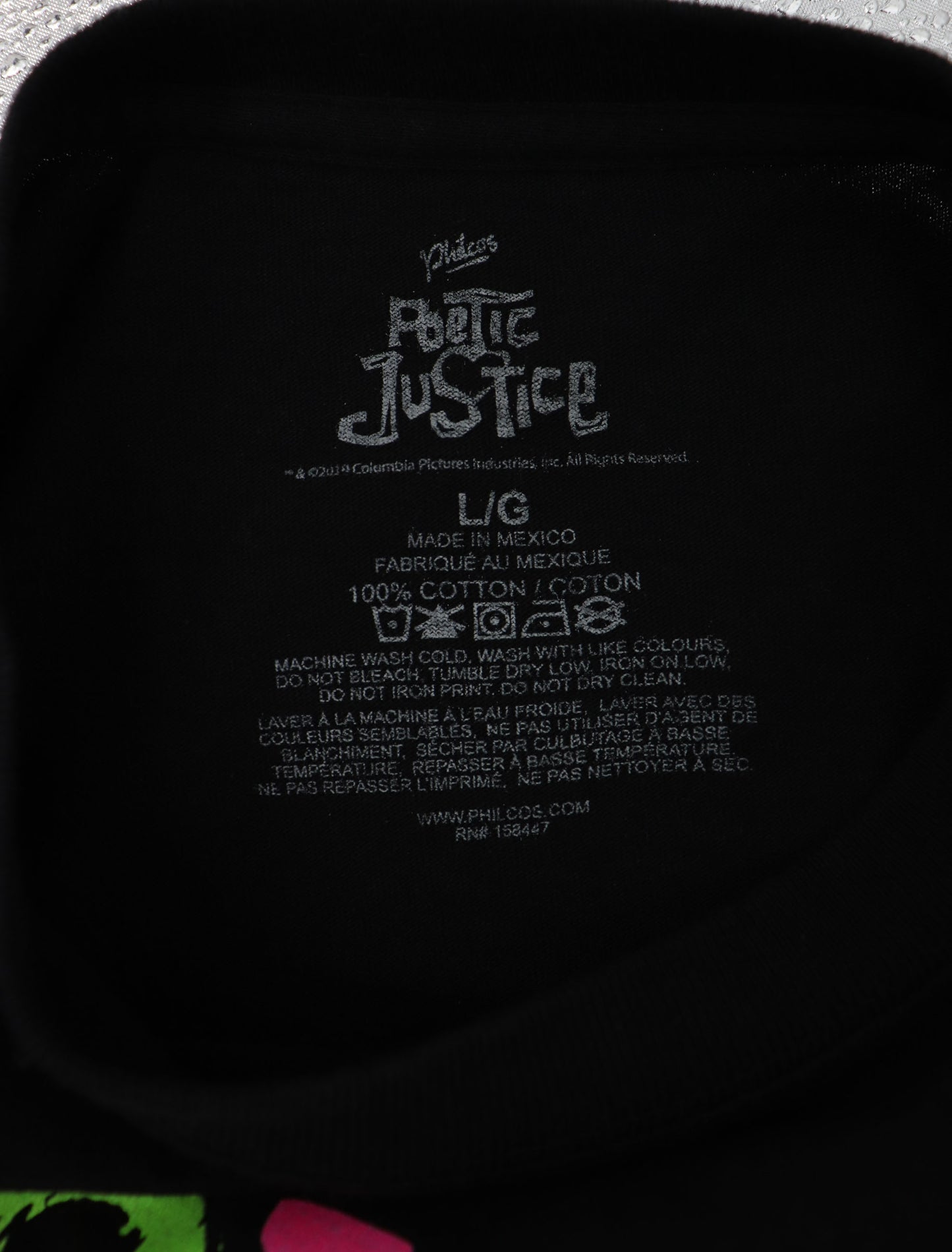 2PAC POETIC JUSTICE LONG SLEEVE CREW