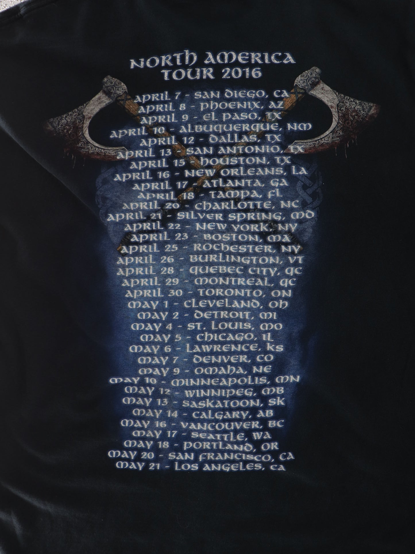 AMON AMARTH NORTH AMERICA TOUR 2016