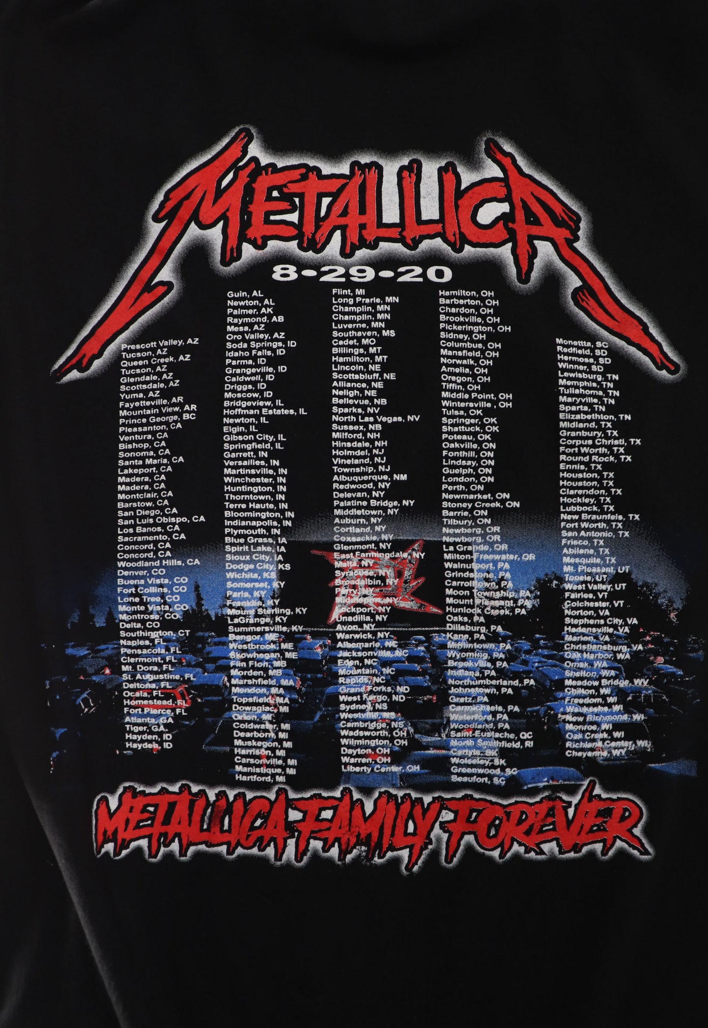 METALLICA FAMILY FOREVER TOUR 2020