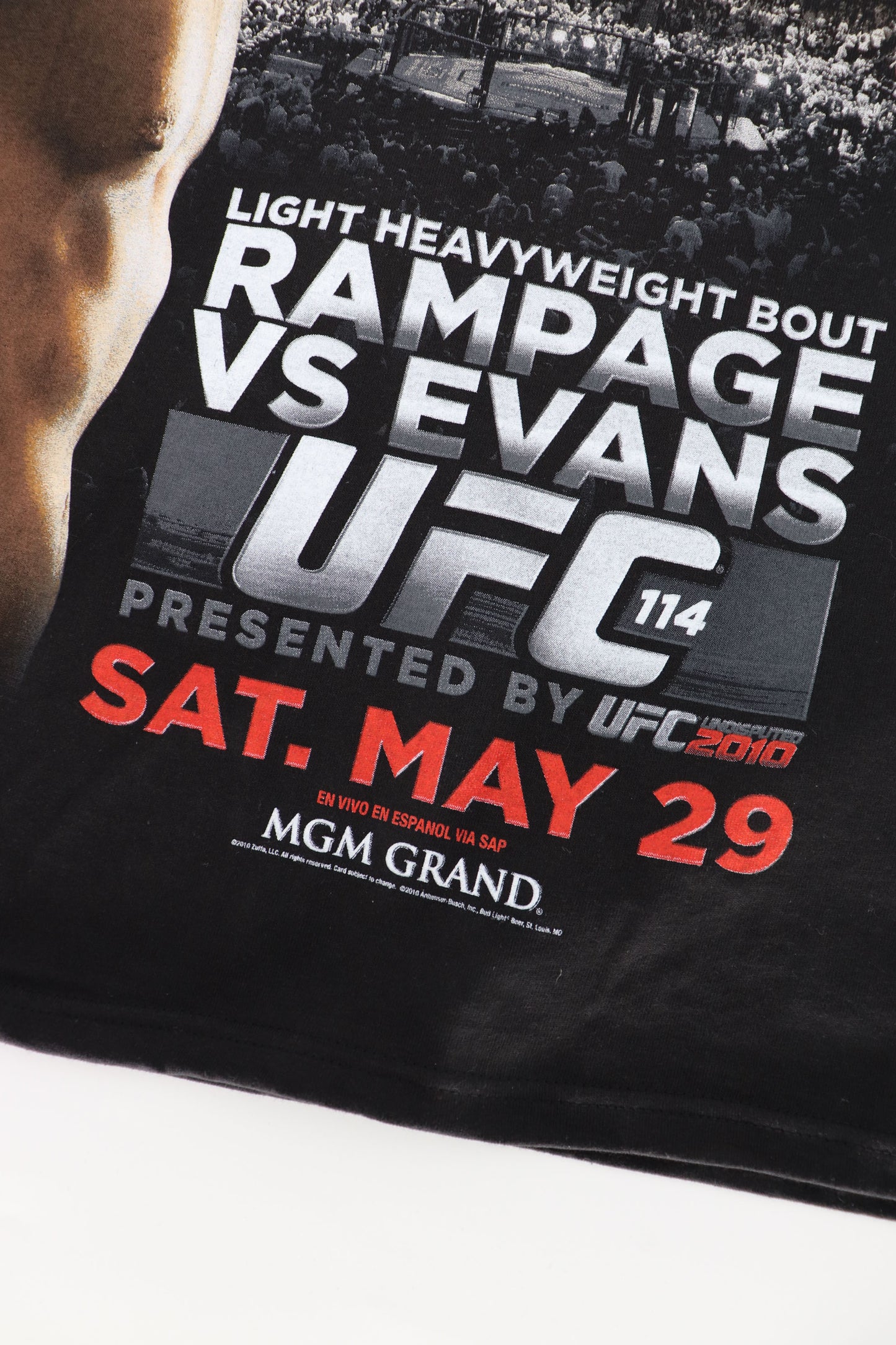 UFC RAMPAGE VS EVANS MGM GRAND 2010