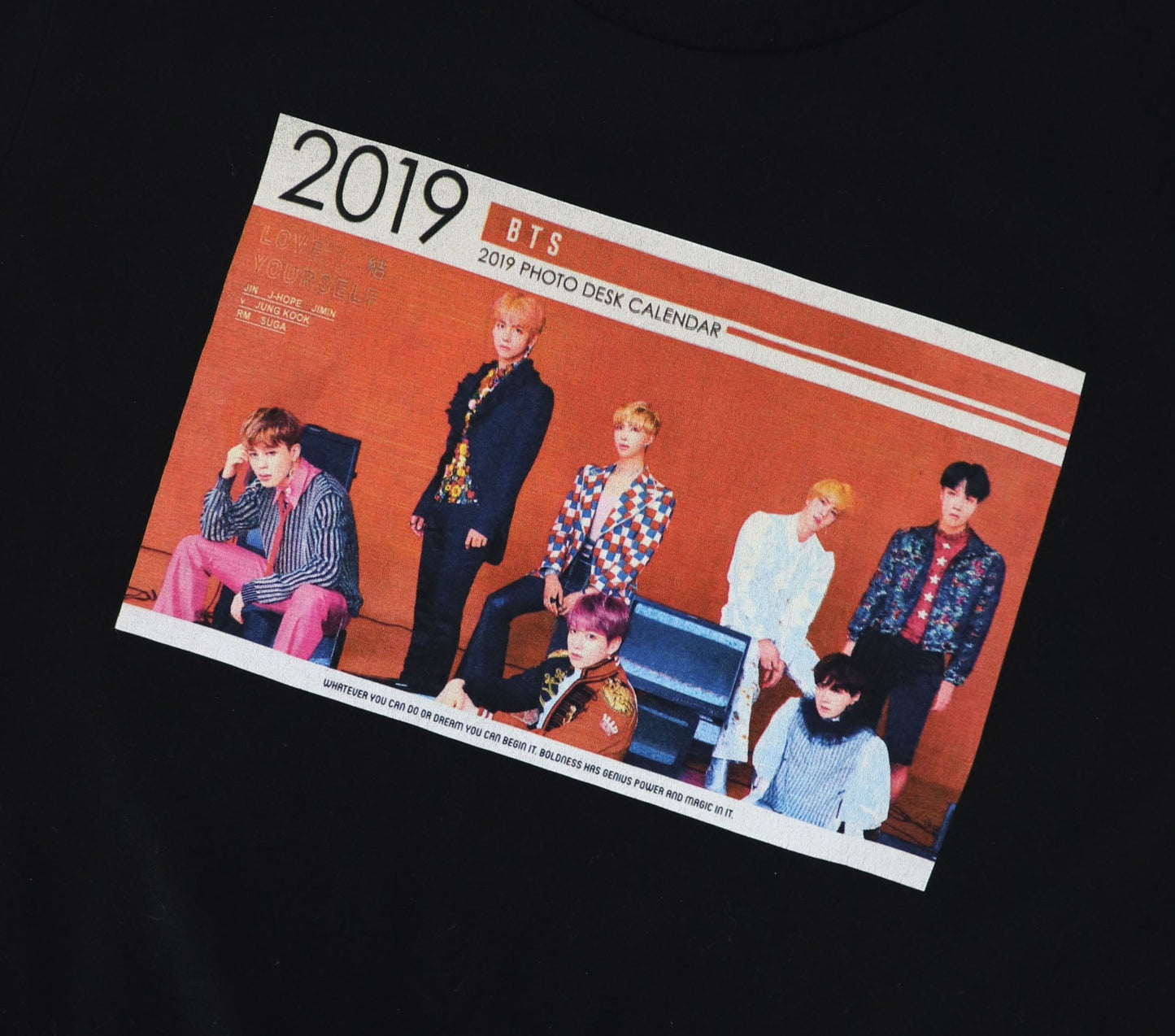 KPOP BTS 2019 PHOTO DESK CALENDAR