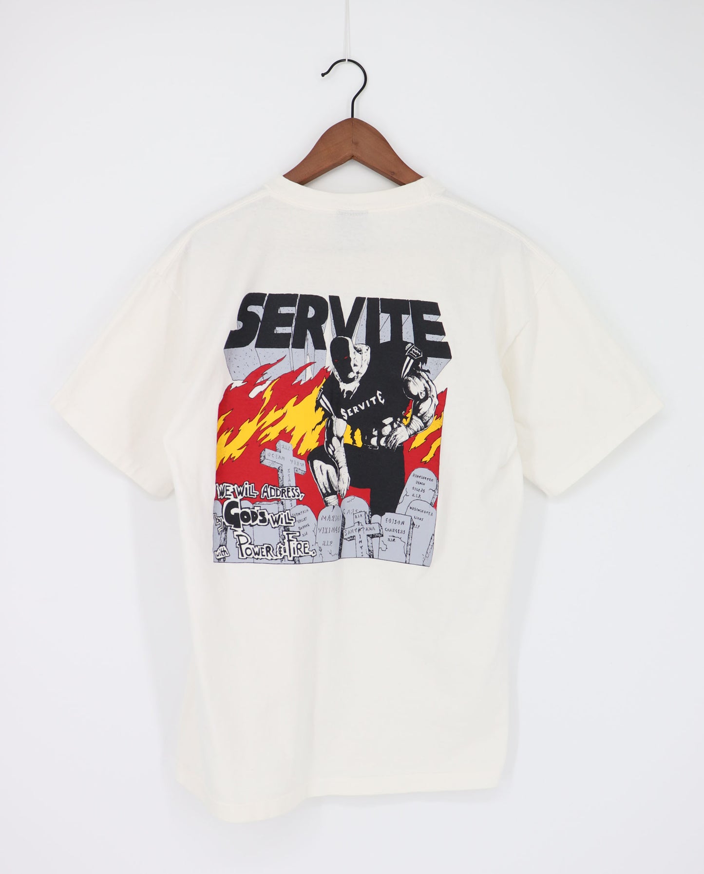 SERVITE FRIARS SOCCER TEE 1990s MADE IN USA