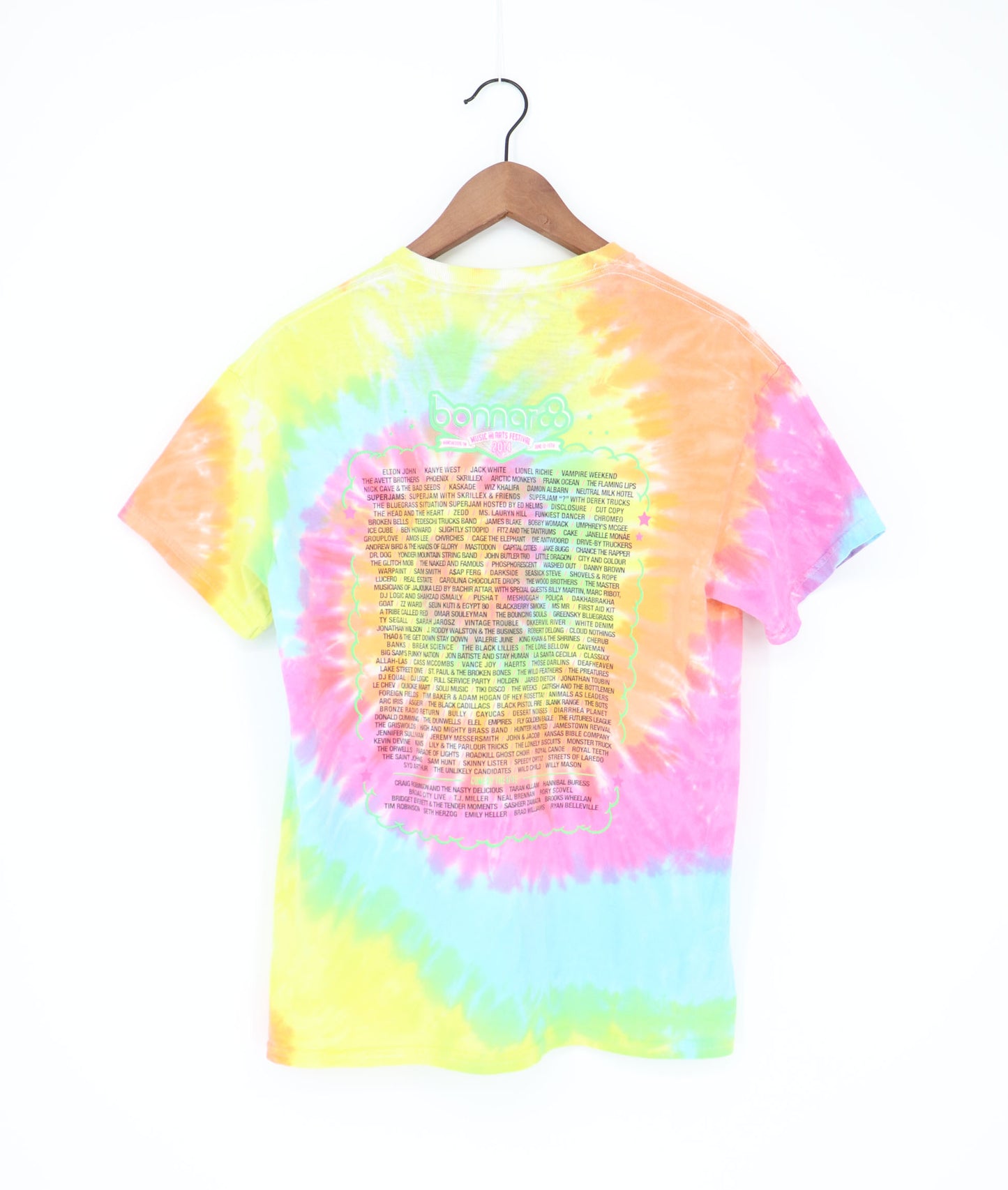 BONNAROO MUSIC & ART FESTIVAL TIE DYE 2014