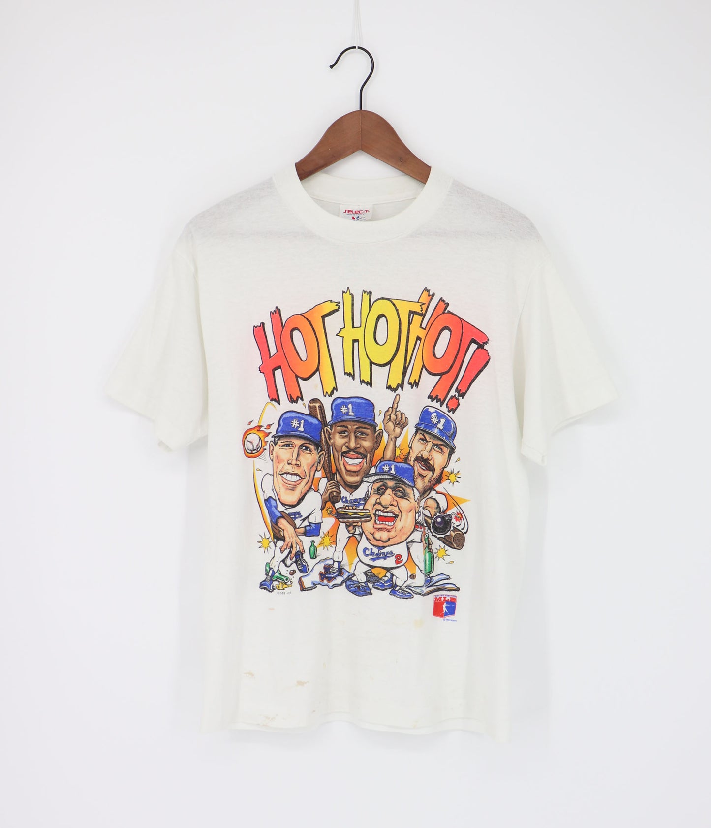 DODGERS CHARACTERS HOT HOT HOT 1988 MADE IN USA
