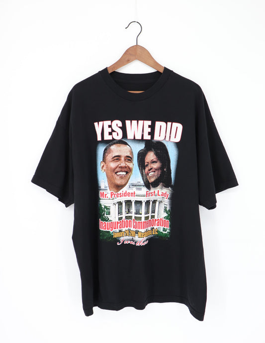 YES WE DID PRESIDENT OBAMA 2009