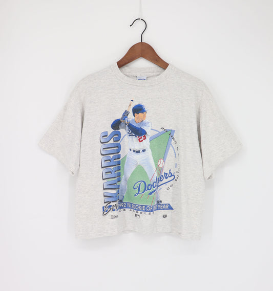 DODGERS ERIC KARROS 1993 CROP TEE MADE IN USA