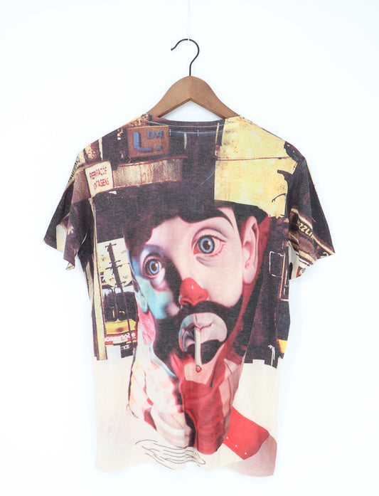 BAD CLOWN V-NECK ALLOVER PRINT