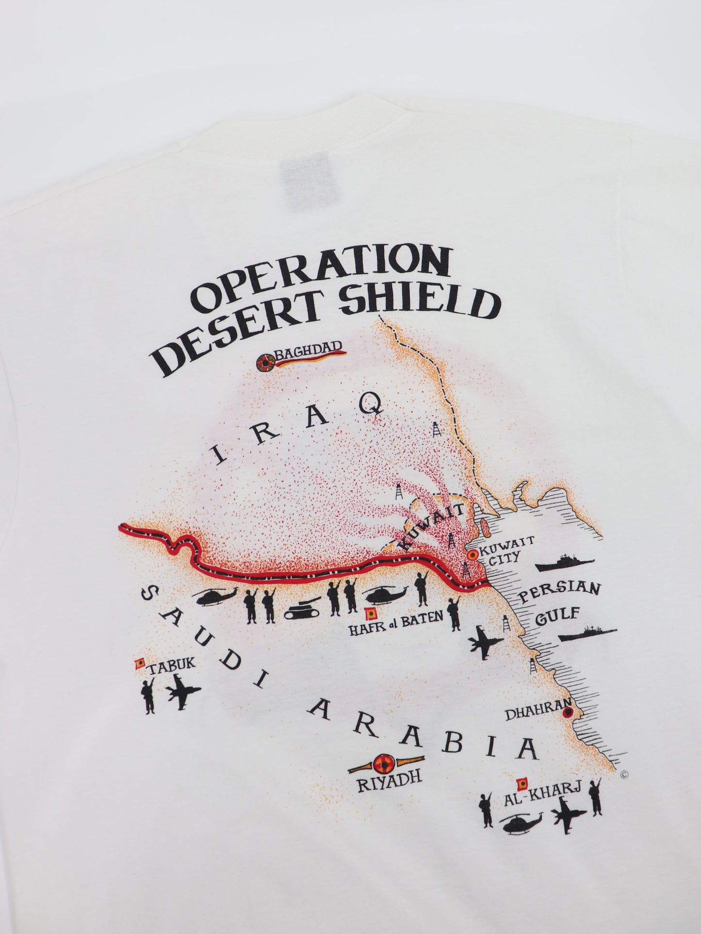 THE GULF WAR OPERATION DESERT SHIELD 1991 MADE IN USA