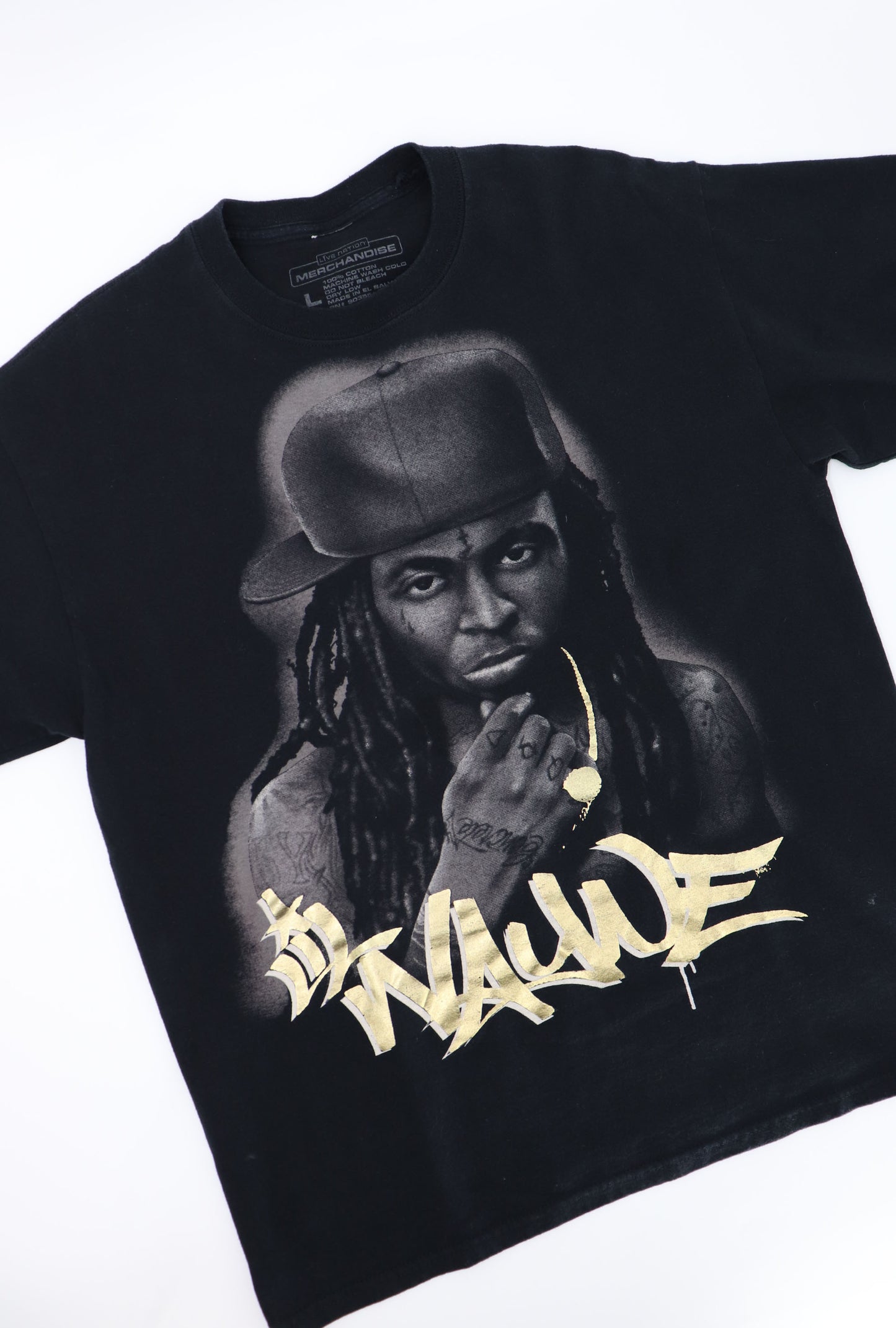 LIL WAYNE GOLD FOIL PRINT