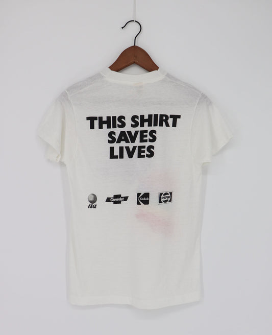 LIVE AID SAVE LIVES 1985 MADE IN USA