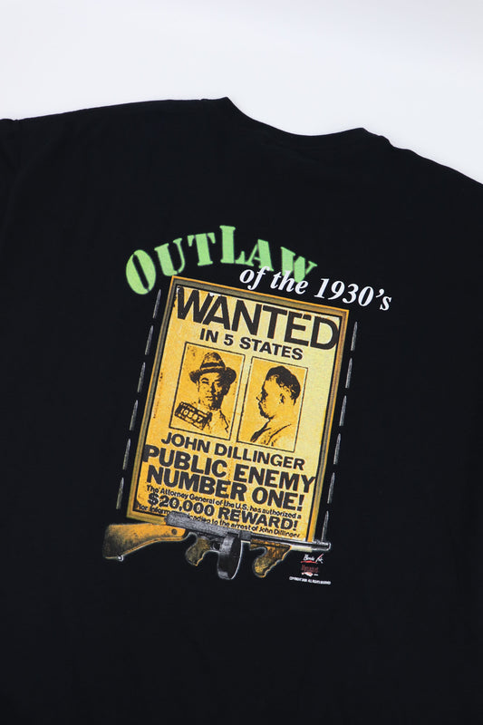 JOHN DILLINGER OUTLAW OF THE 1930s TEE 2009