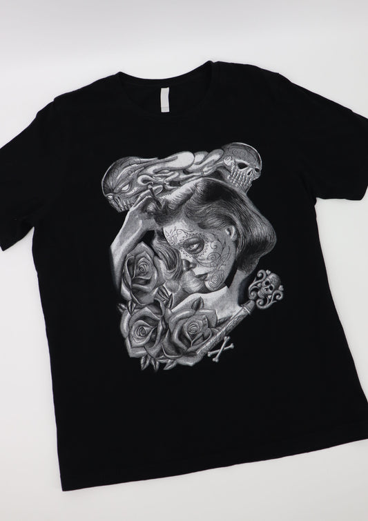 PRISON ART FACE TATTOO TEE (XL)