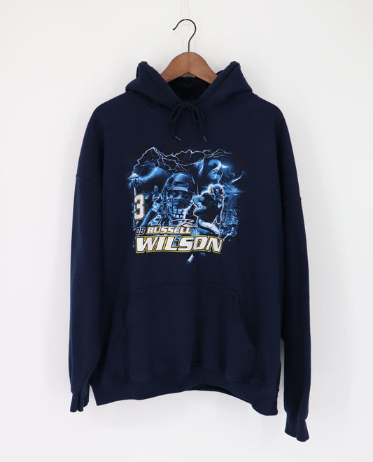 NFL QB RUSSELL WILSON HOODIE (2XL)