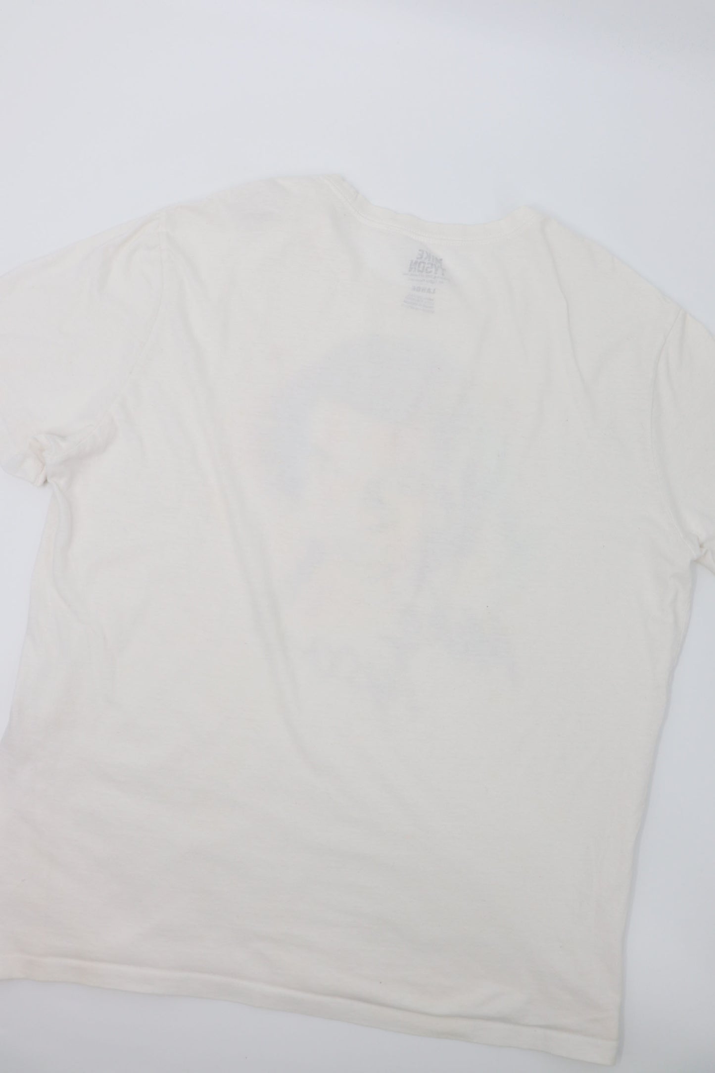 VINTAGE MIKE TYSON FADED PRINT TEE (L)