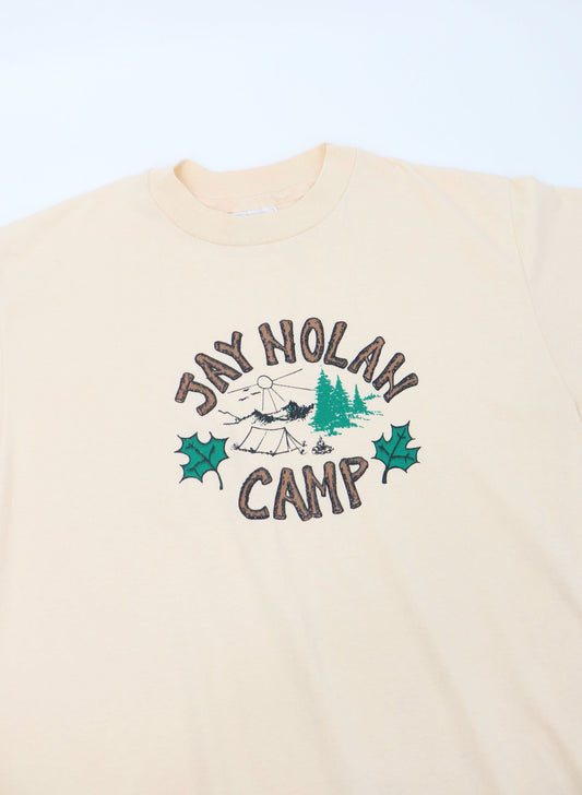 VINTAGE JAY NOLAN CAMP TEE MADE IN USA (L)