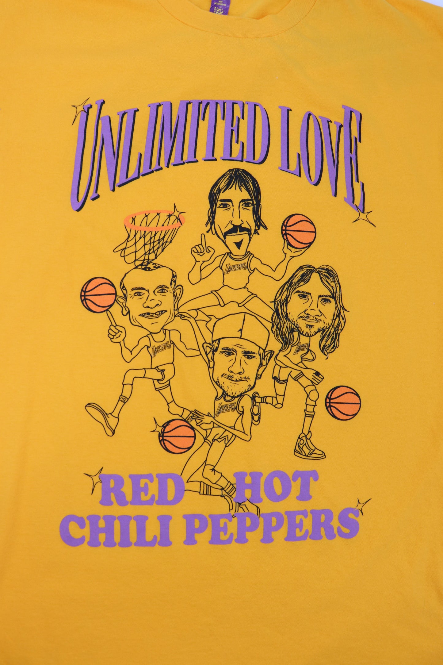 LA LAKERS X RED HOT CHILI PEPPERS UNLIMITED LOVE (XL)