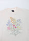 VINTAGE NEBRASKA FLOWER TEE MADE IN USA (L)