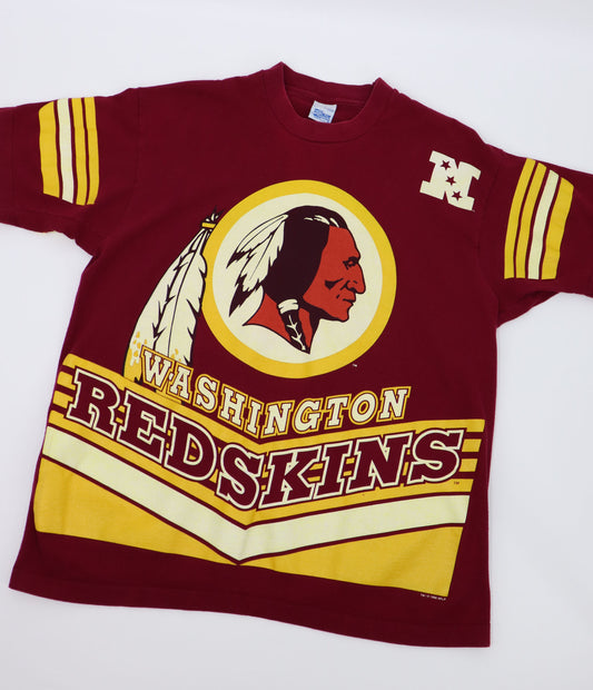 VINTAGE WASHINGTON REDSKINS TEE 1995 MADE IN USA (L)