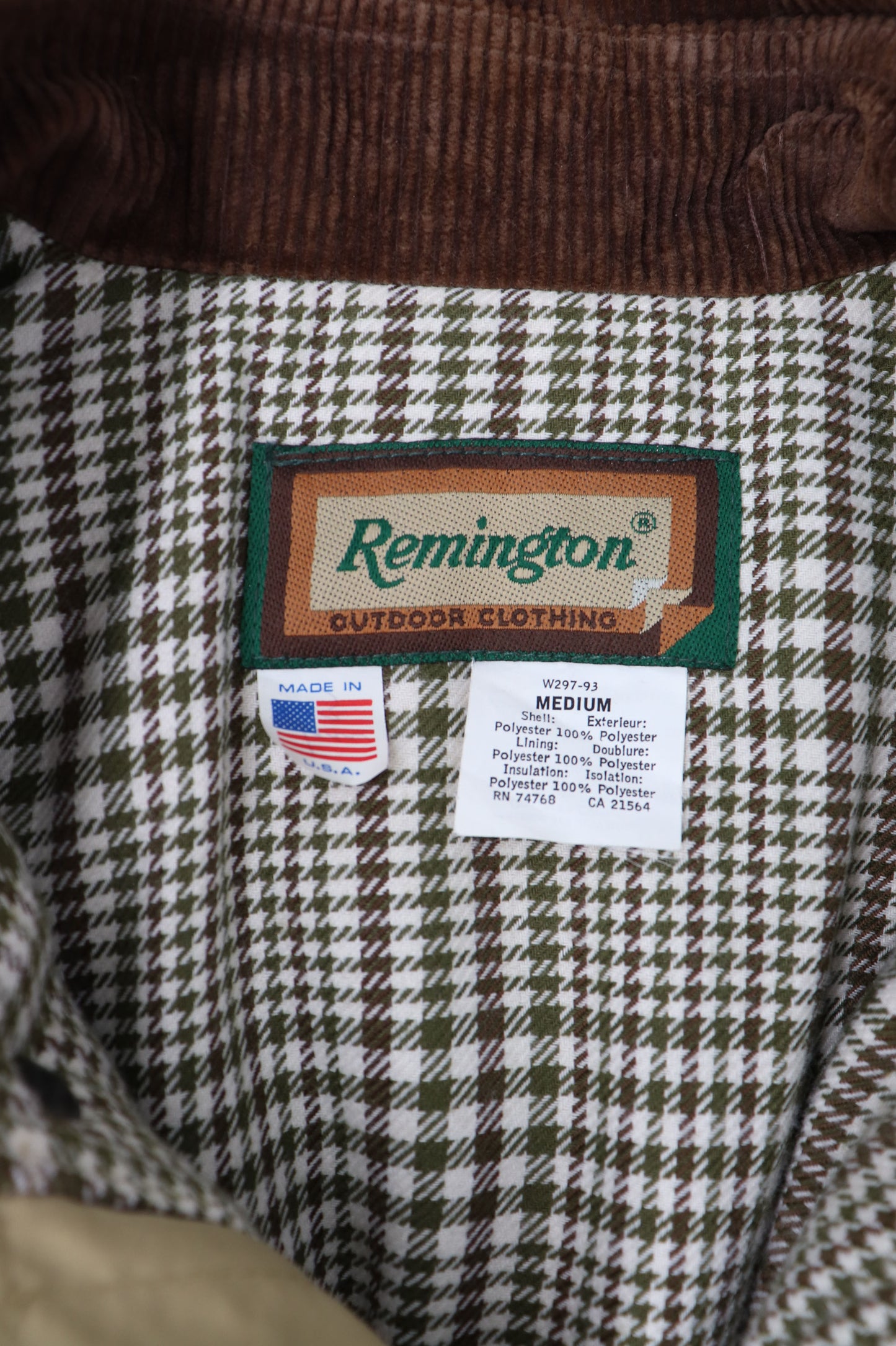 VINTAGE REMINGTON PUFFER JACKET (M)