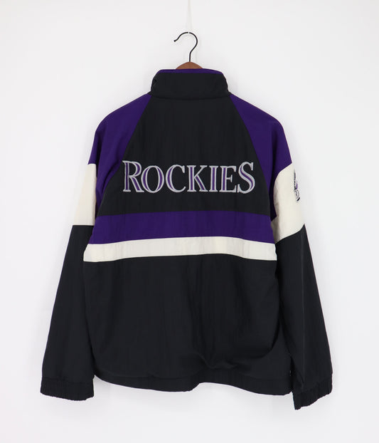 VINTAGE MLB COLORADO ROCKIES WINDBREAKER (M)