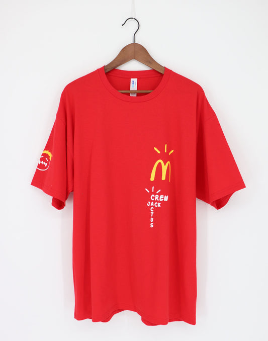 TRAVIS SCOTT X MC DONALDS CREW JACK TEE (XL)