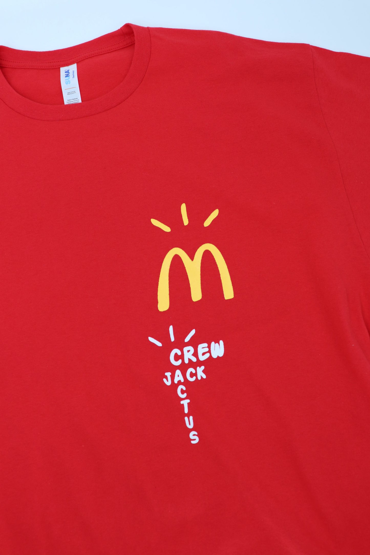 TRAVIS SCOTT X MC DONALDS CREW JACK TEE (XL)