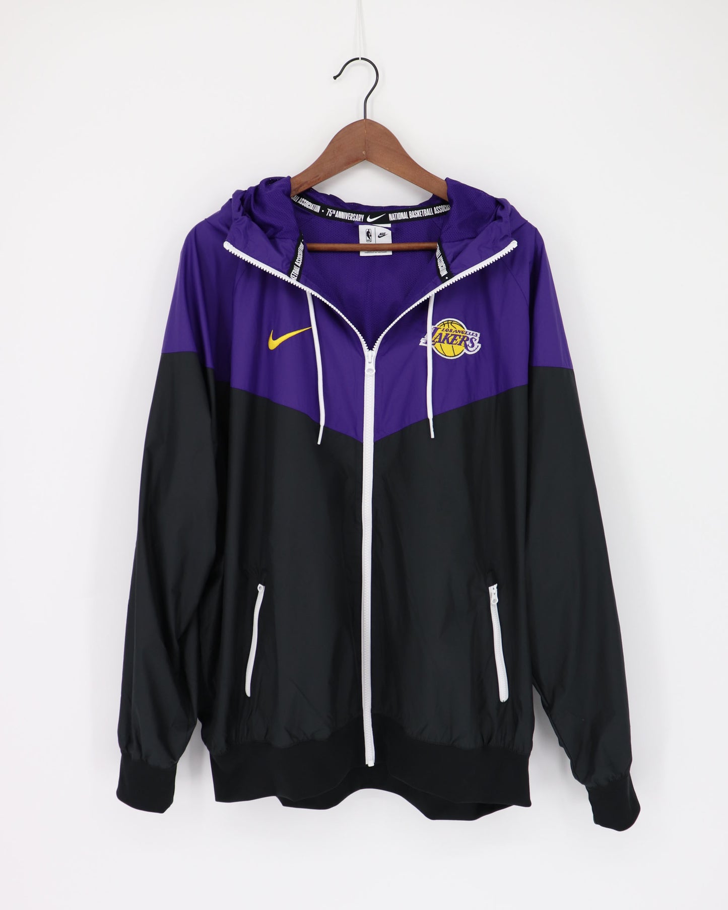 NIKE X LAKERS WINDBREAKER ZIP JACKET (XL)