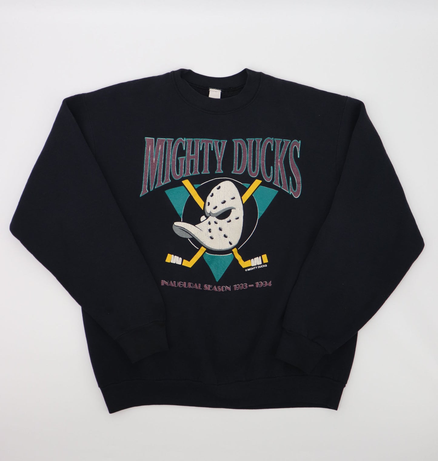 VINTAGE MIGHTY DUCKS 1993-1994 SWEATER MADE IN USA (L/XL)