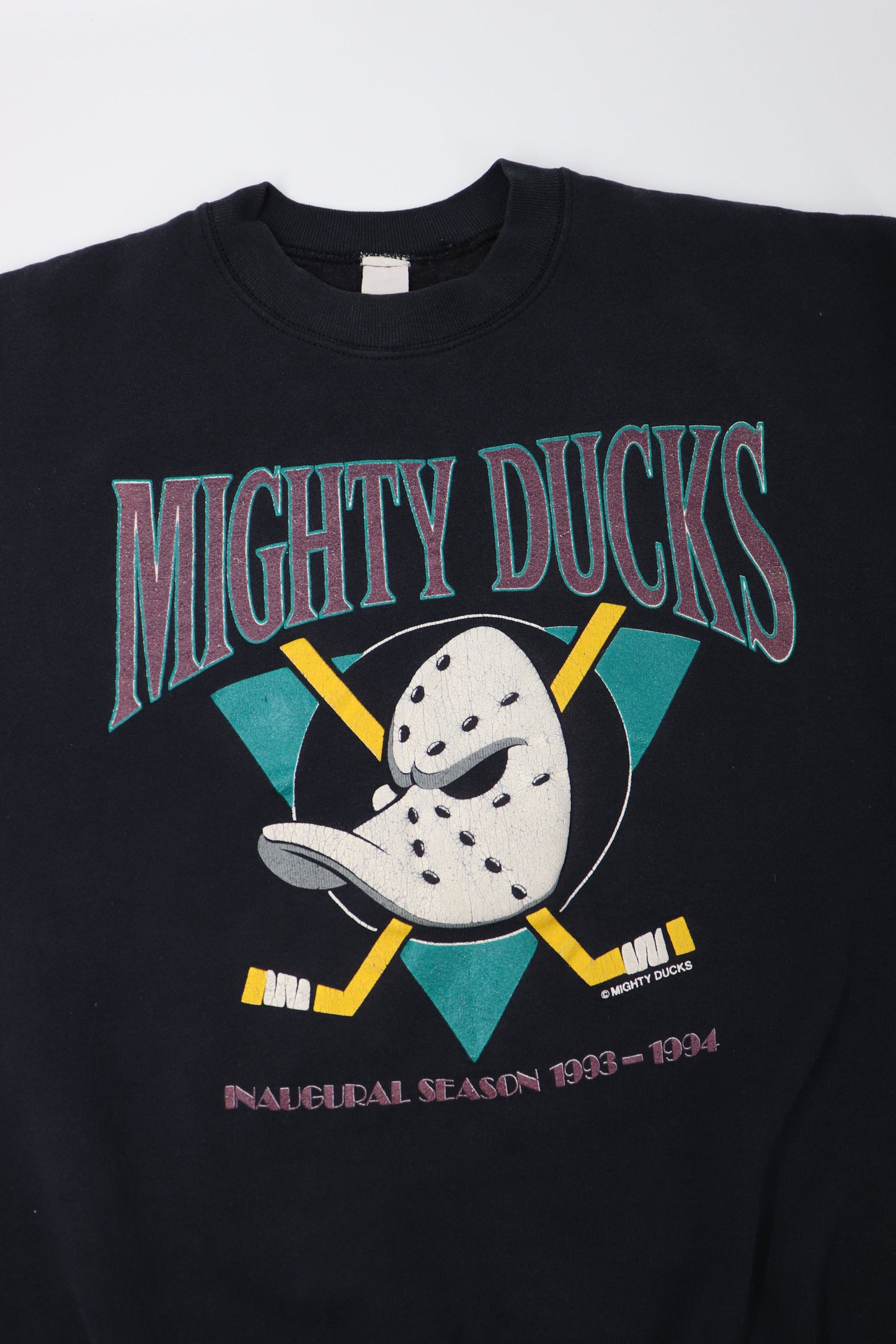 VINTAGE MIGHTY DUCKS 1993-1994 SWEATER MADE IN USA (L/XL)