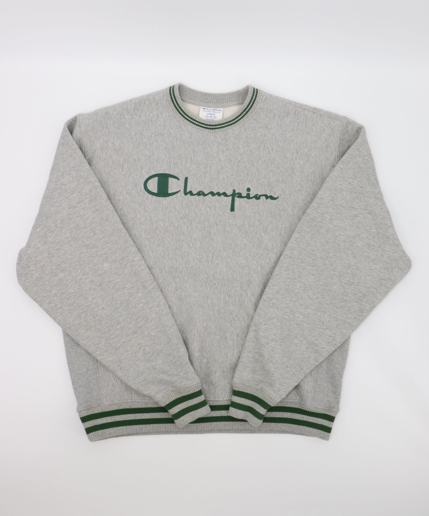 CHAMPION CREW GREY SWEATER (L)