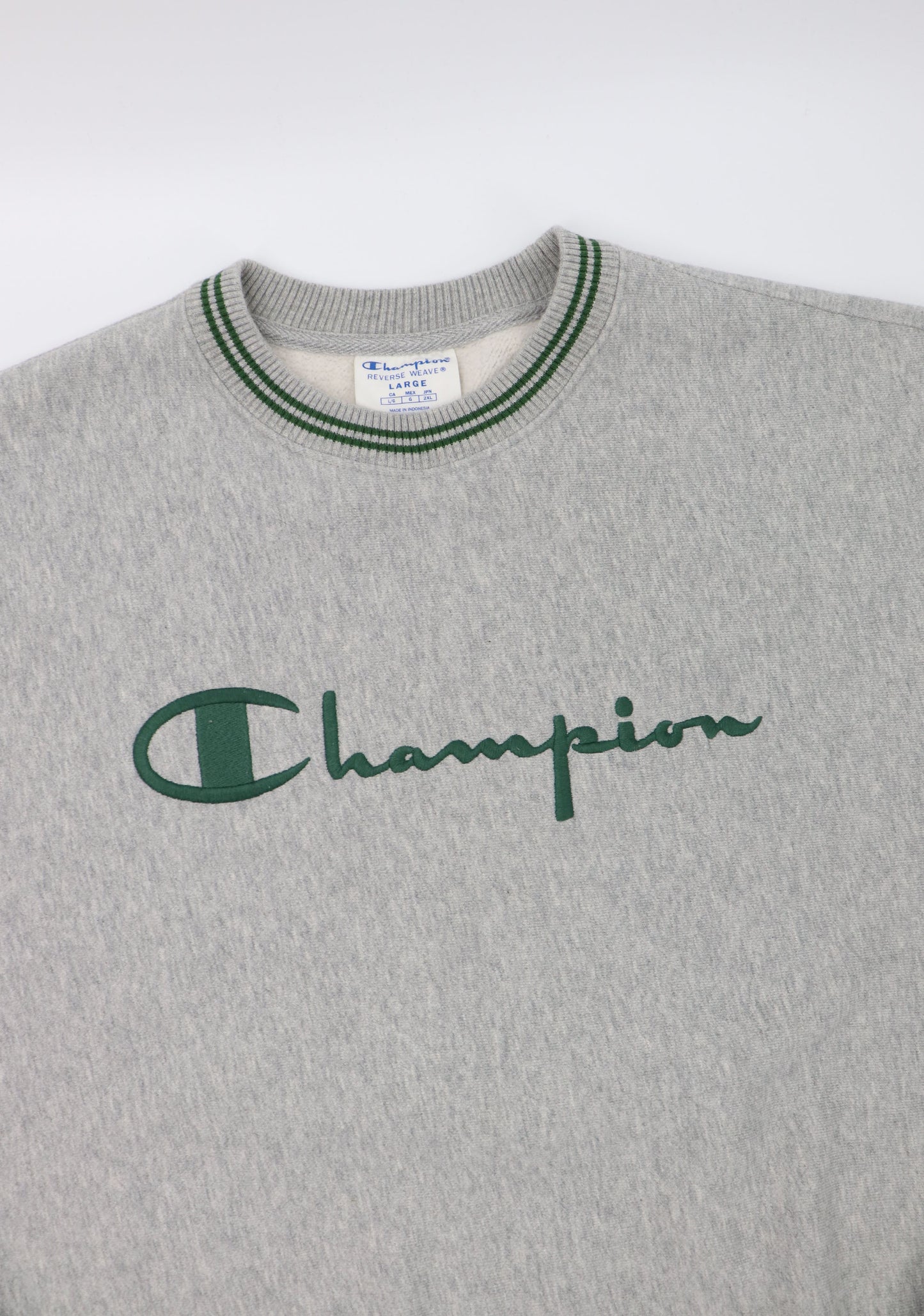 CHAMPION CREW GREY SWEATER (L)