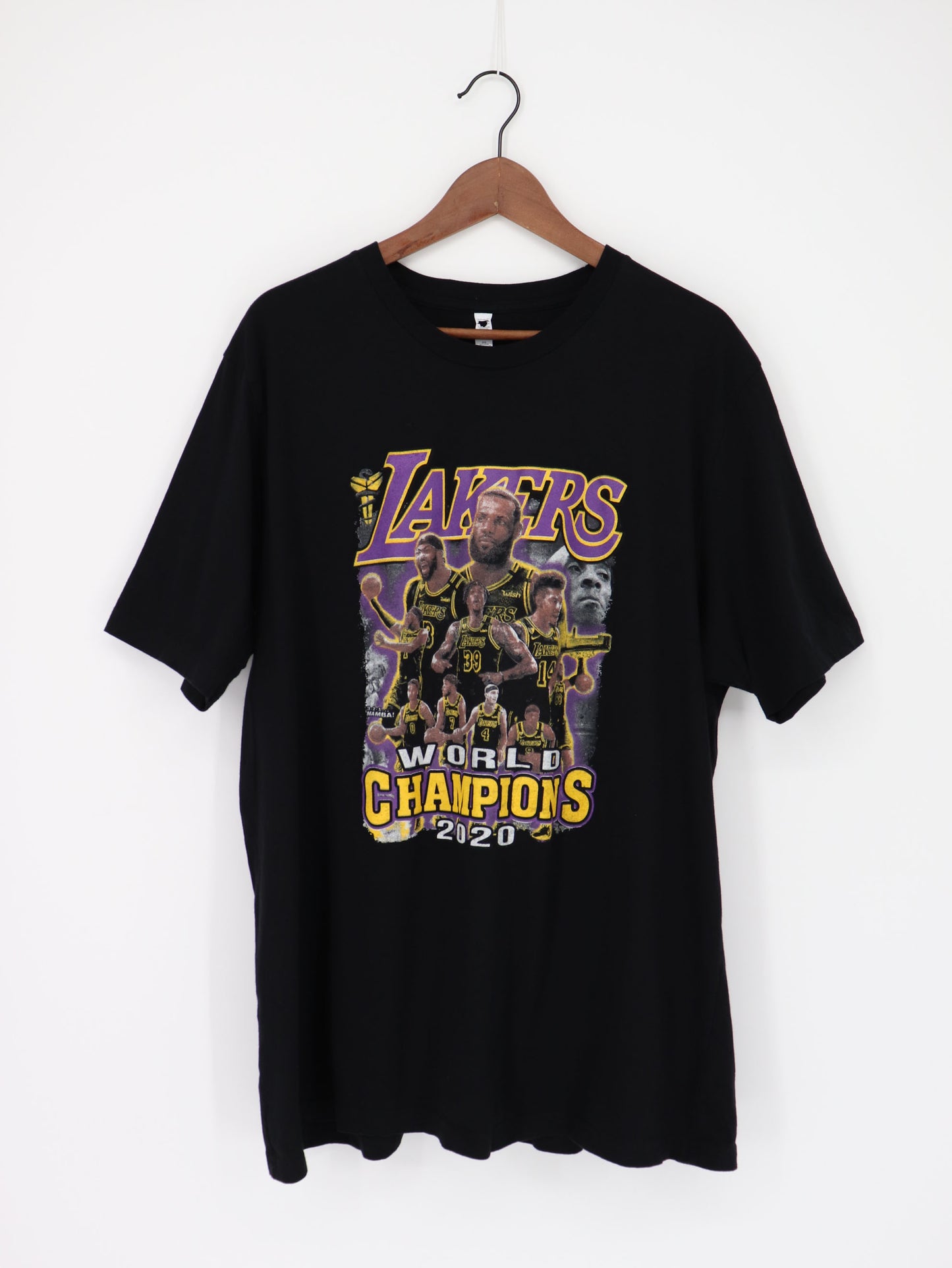 LAKERS WORLD CHAMPIONS 2020 TEE MADE IN USA (3XL)