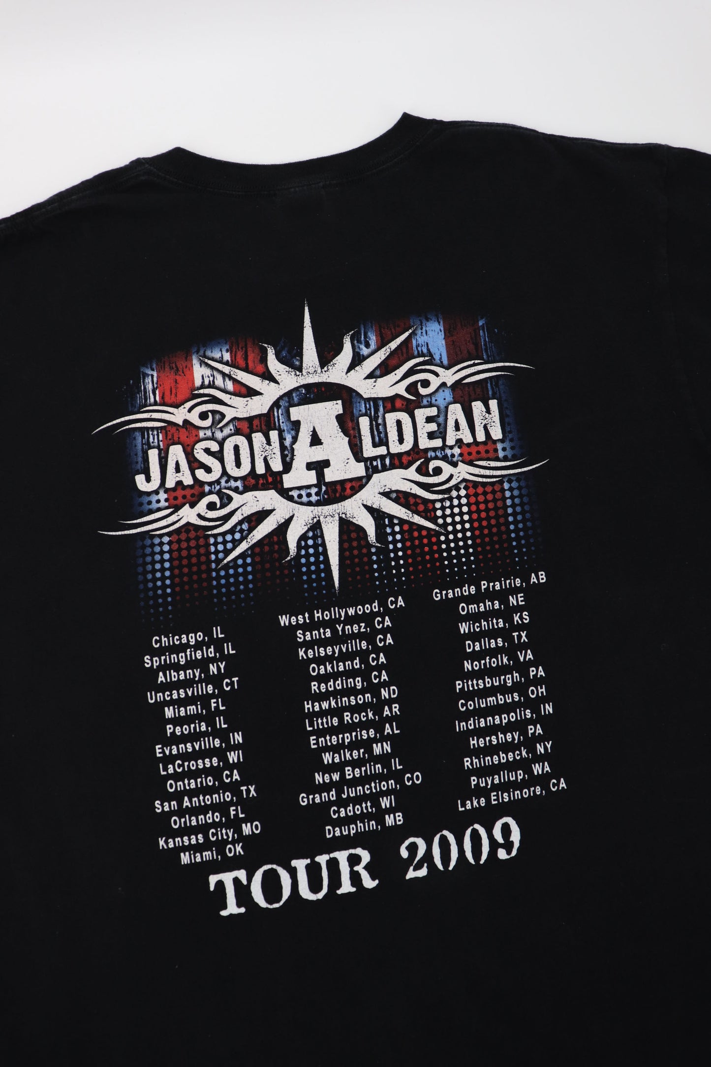 JASON ALDEAN TOUR 2009 TEE (XL)