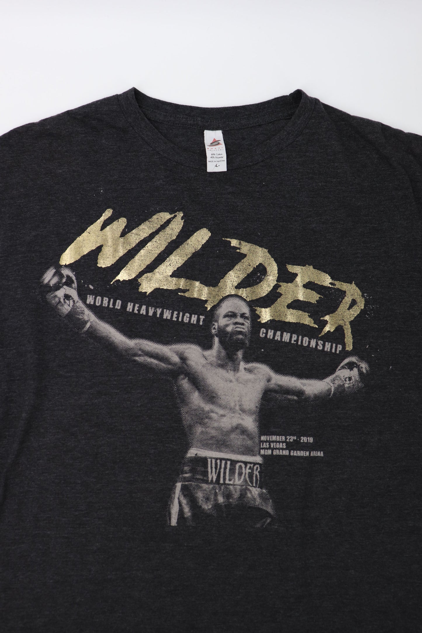 WILDER 2019 MGM GRAND VEGAS CHAMPIONSHIP TEE (L)