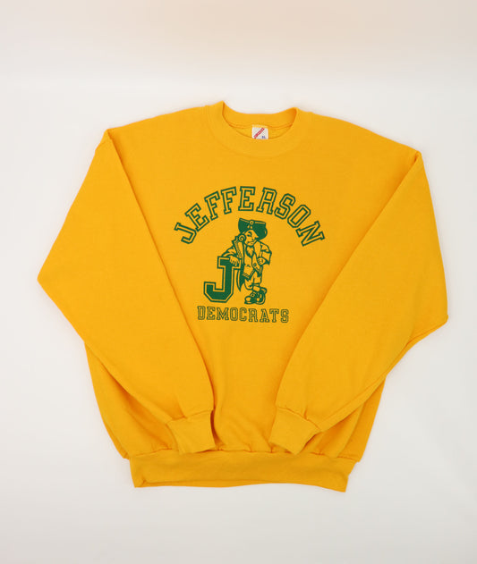 JEFFERSON DEMOCRATS CREW SWEATER MADE IN USA (XL)