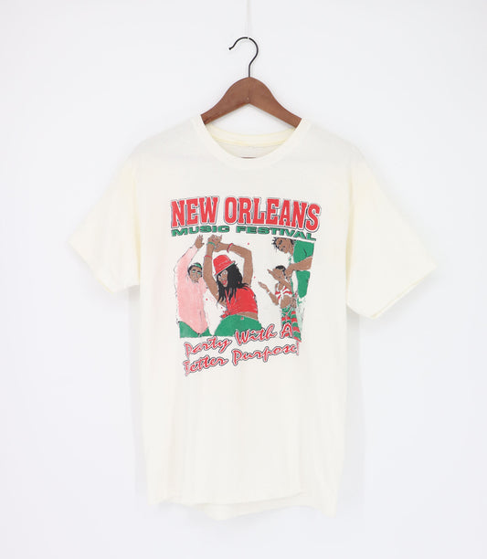 NEW ORLEANS MUSIC FESTIVAL TEE (S)