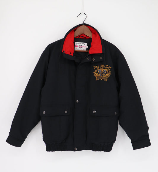 VINTAGE PINK PANTHER ZIP PUFF JACKET 1990 (M)