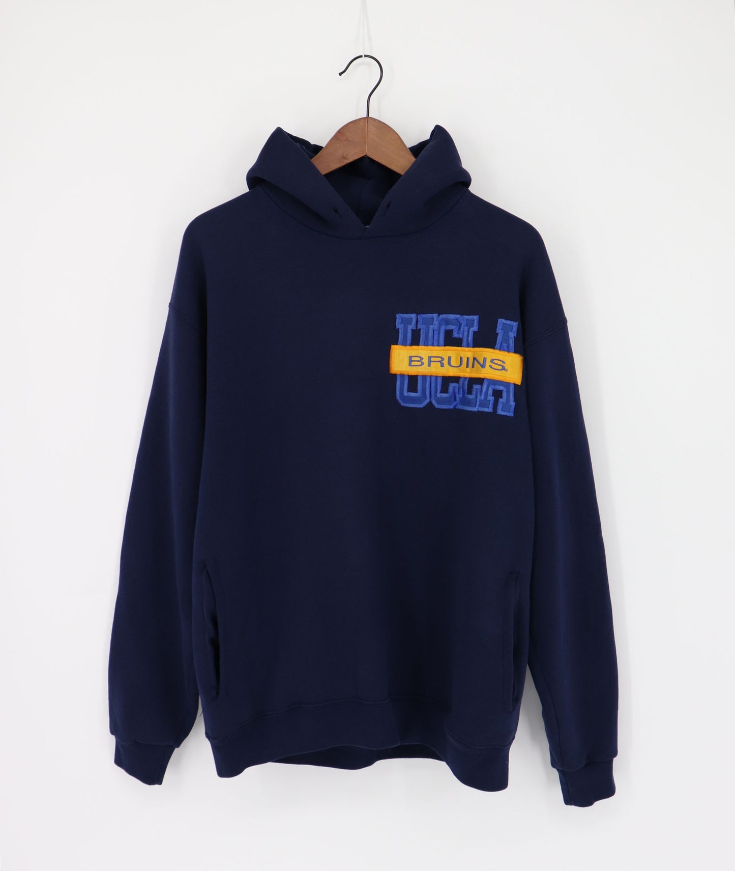 VINTAGE UCLA BRUINS POCKET HOODIE MADE IN USA (L)