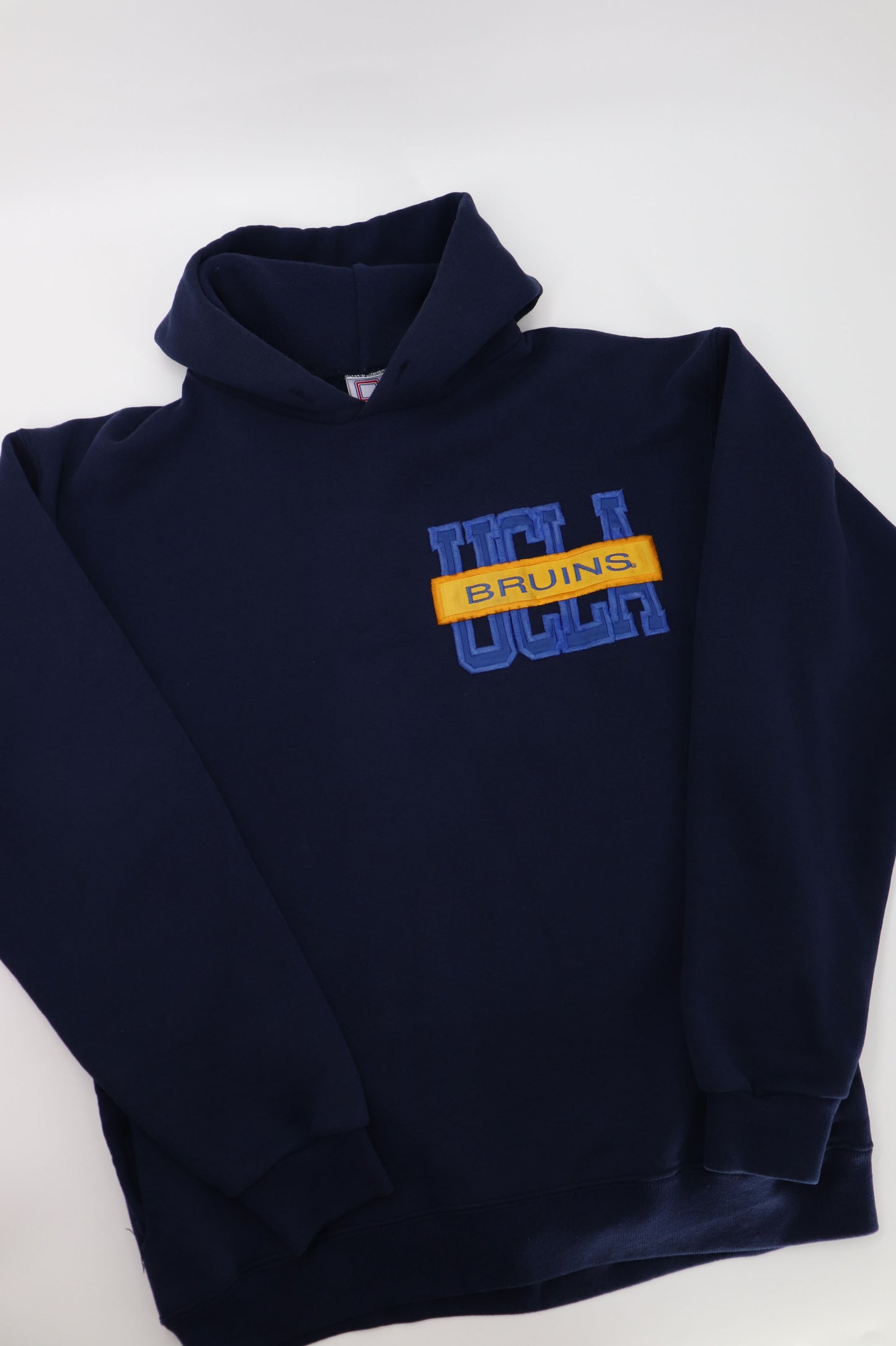 VINTAGE UCLA BRUINS POCKET HOODIE MADE IN USA (L)