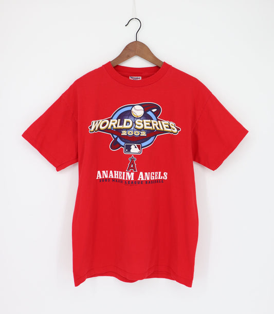 ANAHEIM ANGELS MLB WORLD SERIES 2002 TEE (L)