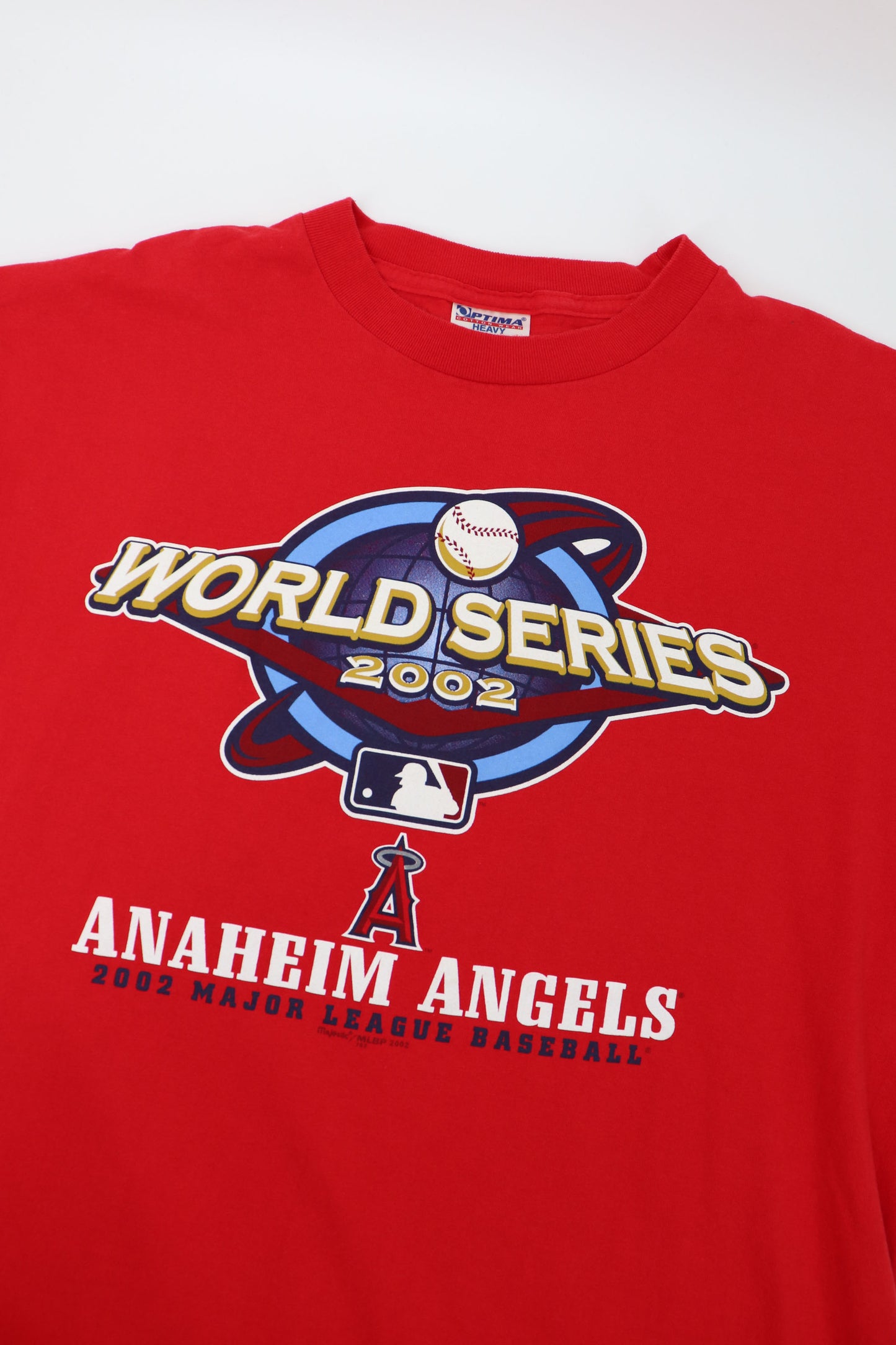 ANAHEIM ANGELS MLB WORLD SERIES 2002 TEE (L)