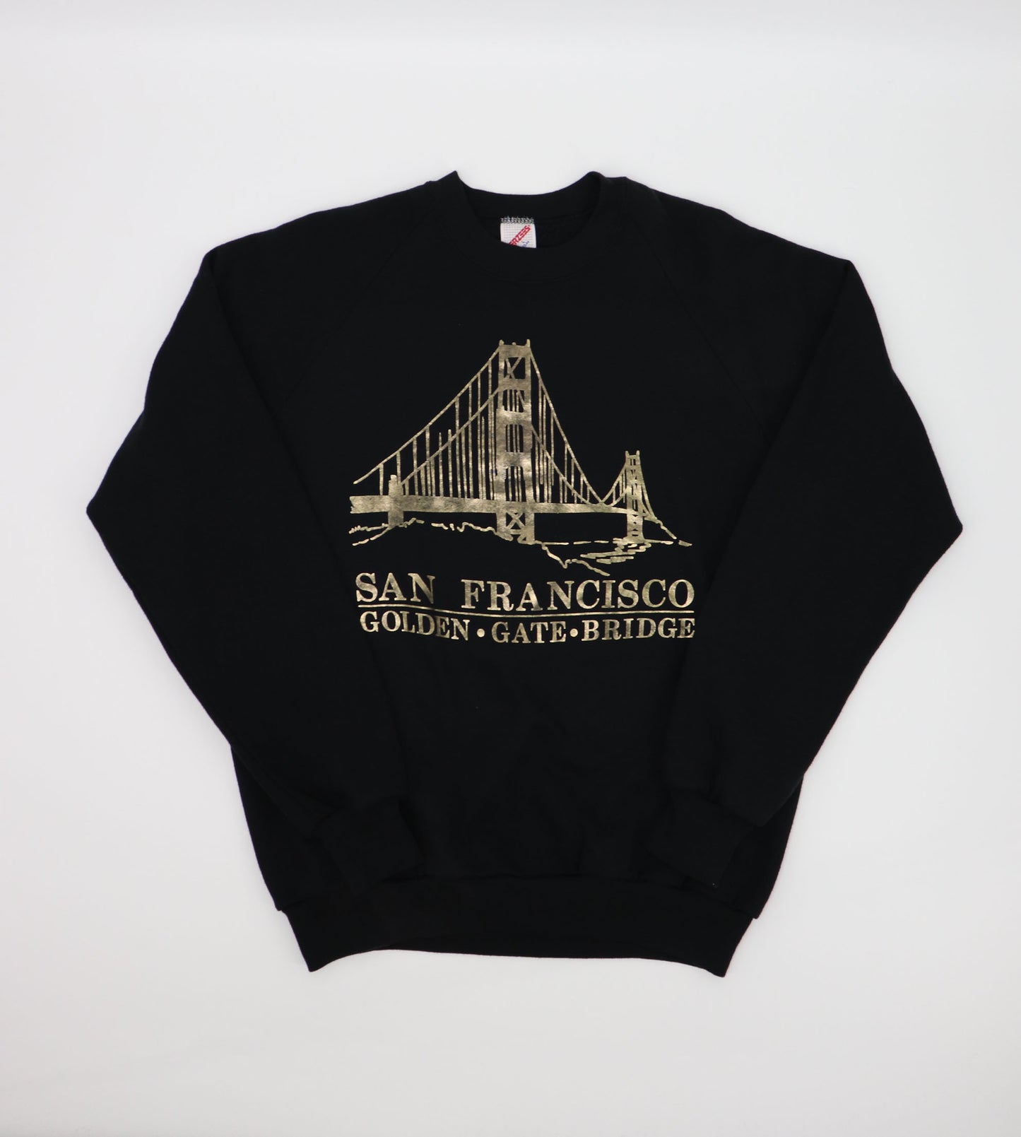 SAN FRANCISCO GOLDEN GATE BRIDGE CREW SWEATER MADE IN USA (L)