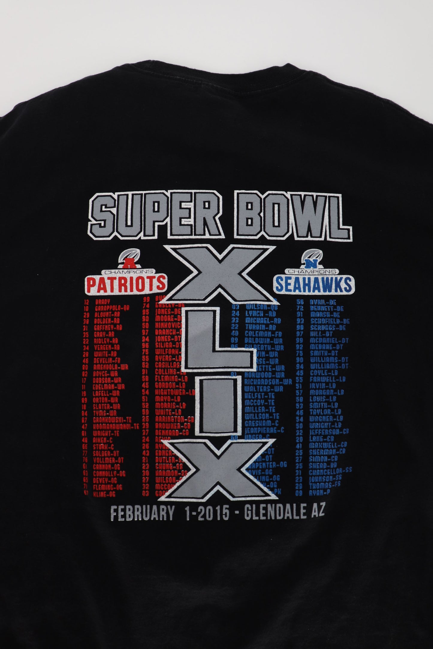 SUPER BOWL XLIX NEW ENGLAND VS SEATTLE (2XL)